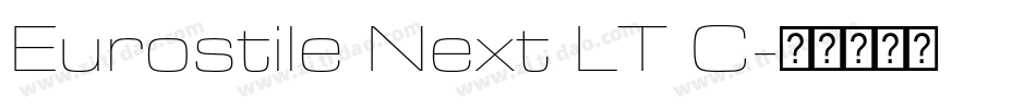 Eurostile Next LT C字体转换